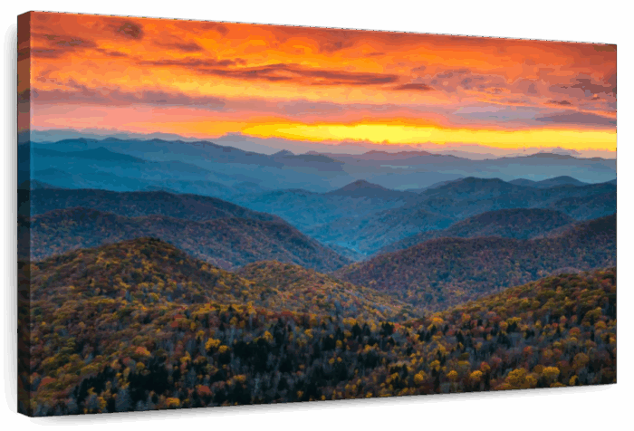 Blue Ridge Parkway Fall Wall Art